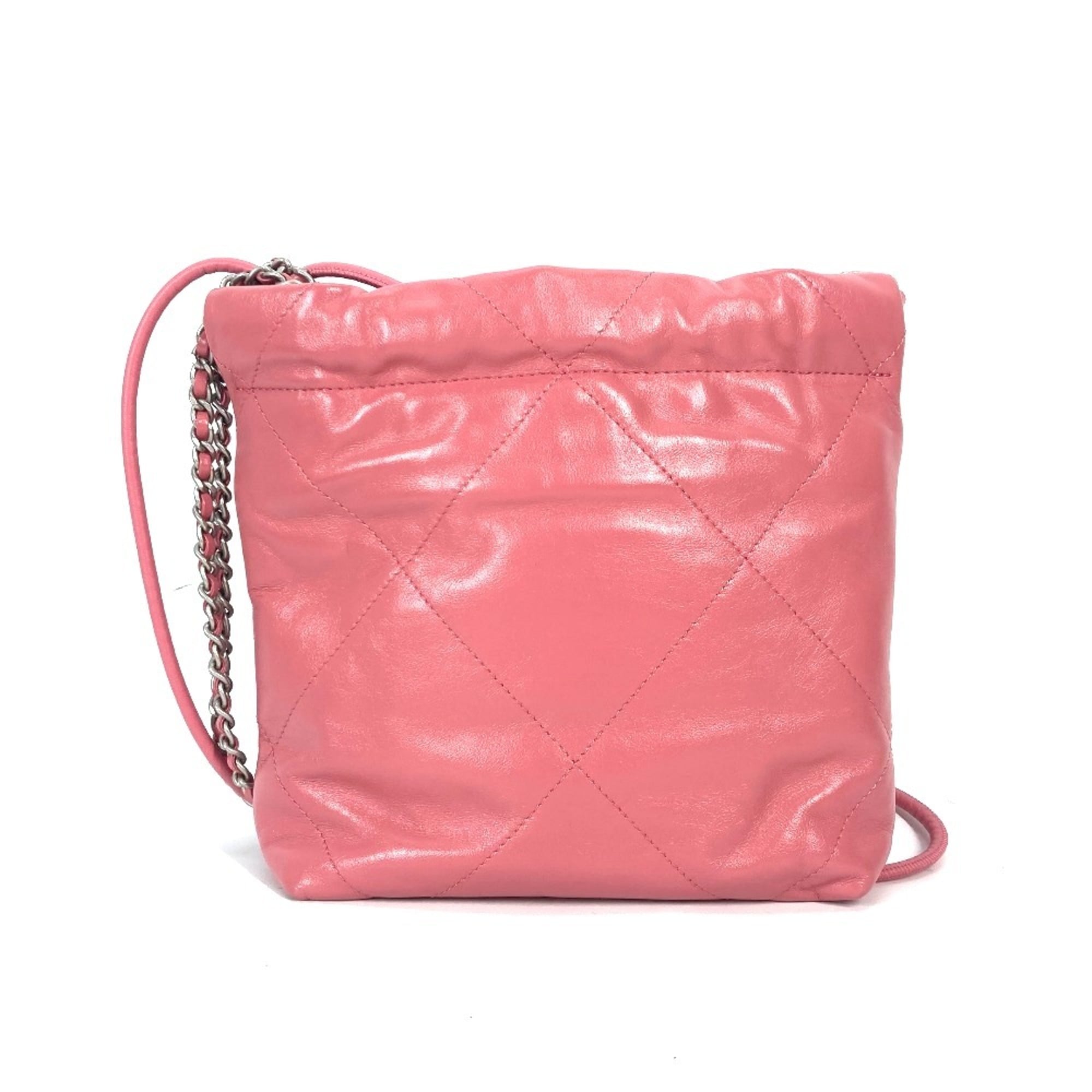 CHANEL AS3980 Chain Chanel 22 Handbag Shoulder Bag Calfskin Women's Pink G-240325-37 — New - Store Return