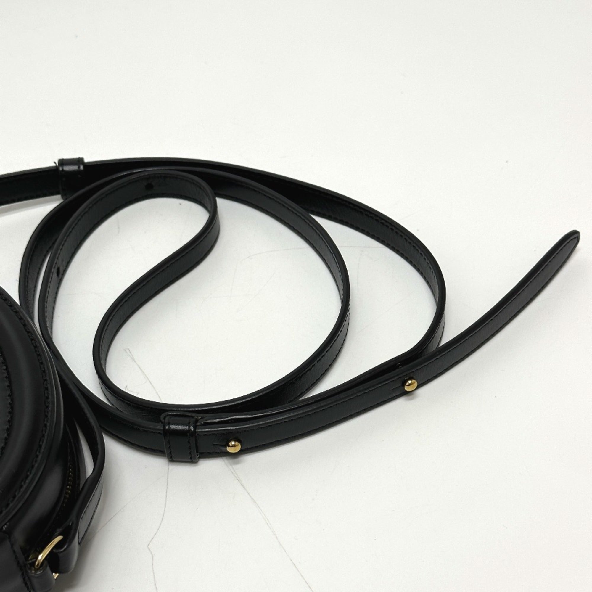 CELINE Triomphe crossbody bag Shoulder Bag Black — Like New