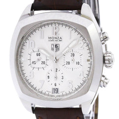 TAG HEUER Monza Calibre 36 Steel Automatic Mens Watch CR5111 Polished — Very Good