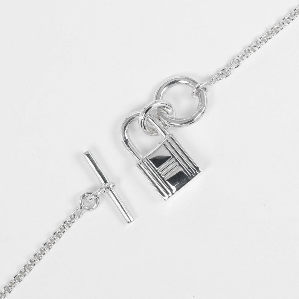Hermes Cadena Amulet Necklace Silver 925 Approx. 12.16g Women's — Like New