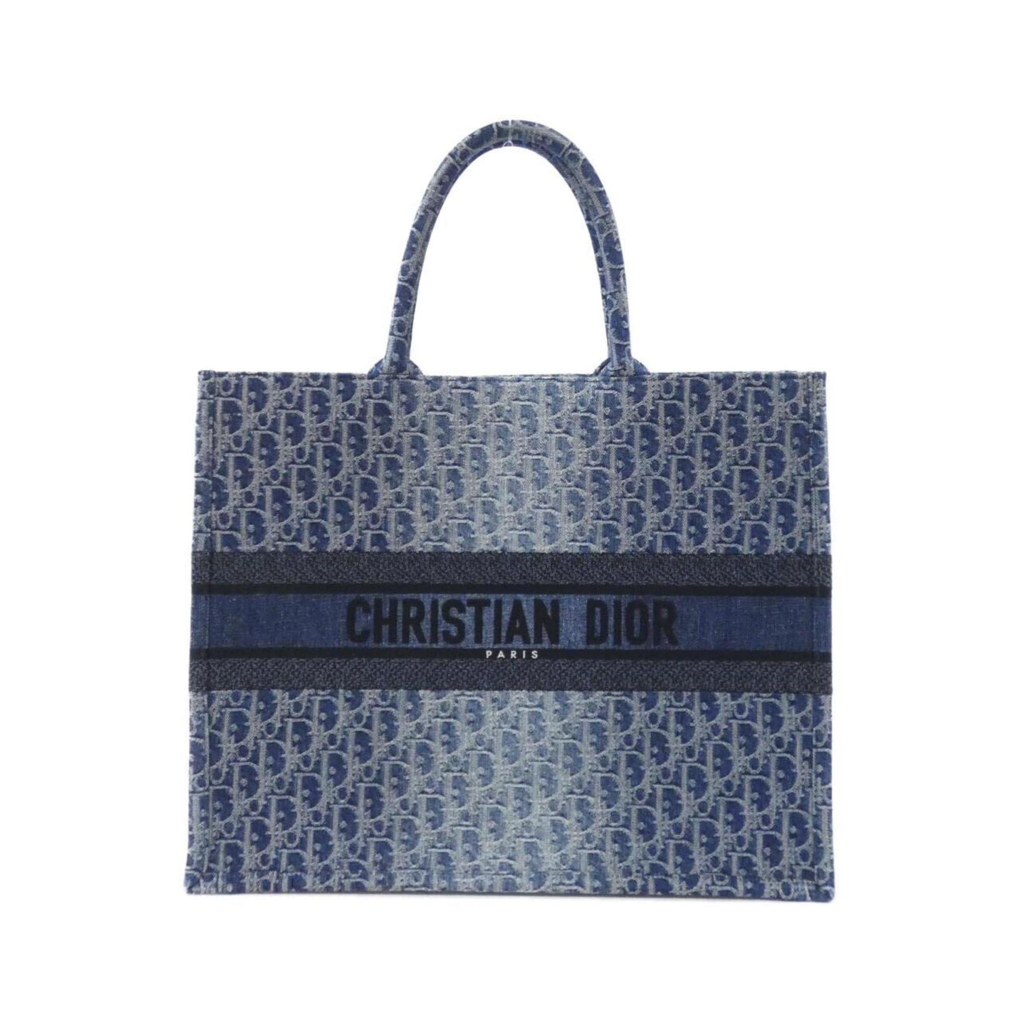 Christian Dior DENIM DIOR OBLIQUE Book Tote Large M1286ZEGC Handbag