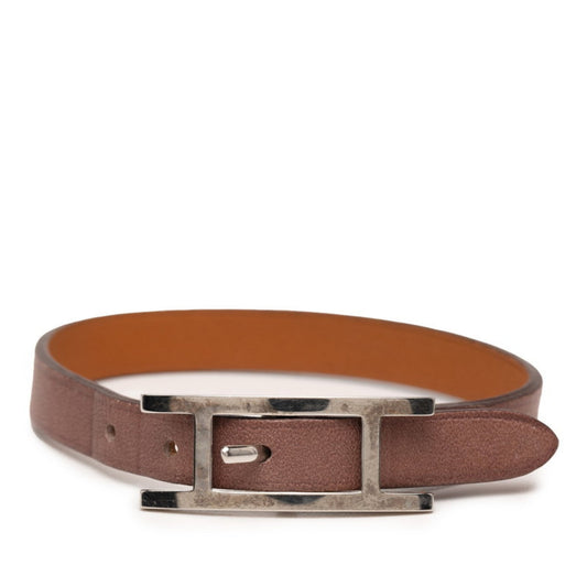 Hermès Api 3 Bracelet Brown Swift Women's HERMES