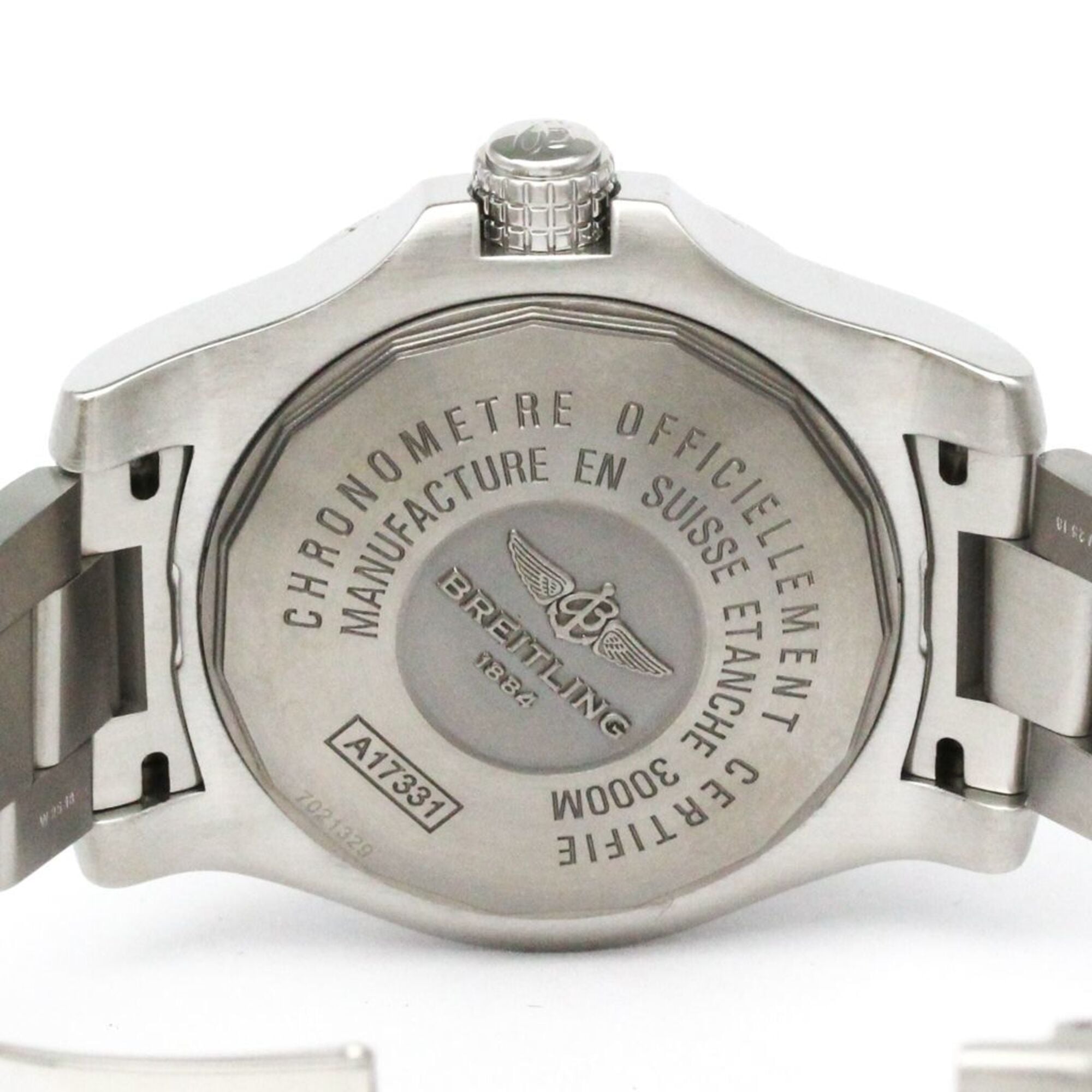 BREITLING Avenger ll SeaWolf Steel Automatic Mens Watch A17331 Polished — Very Good