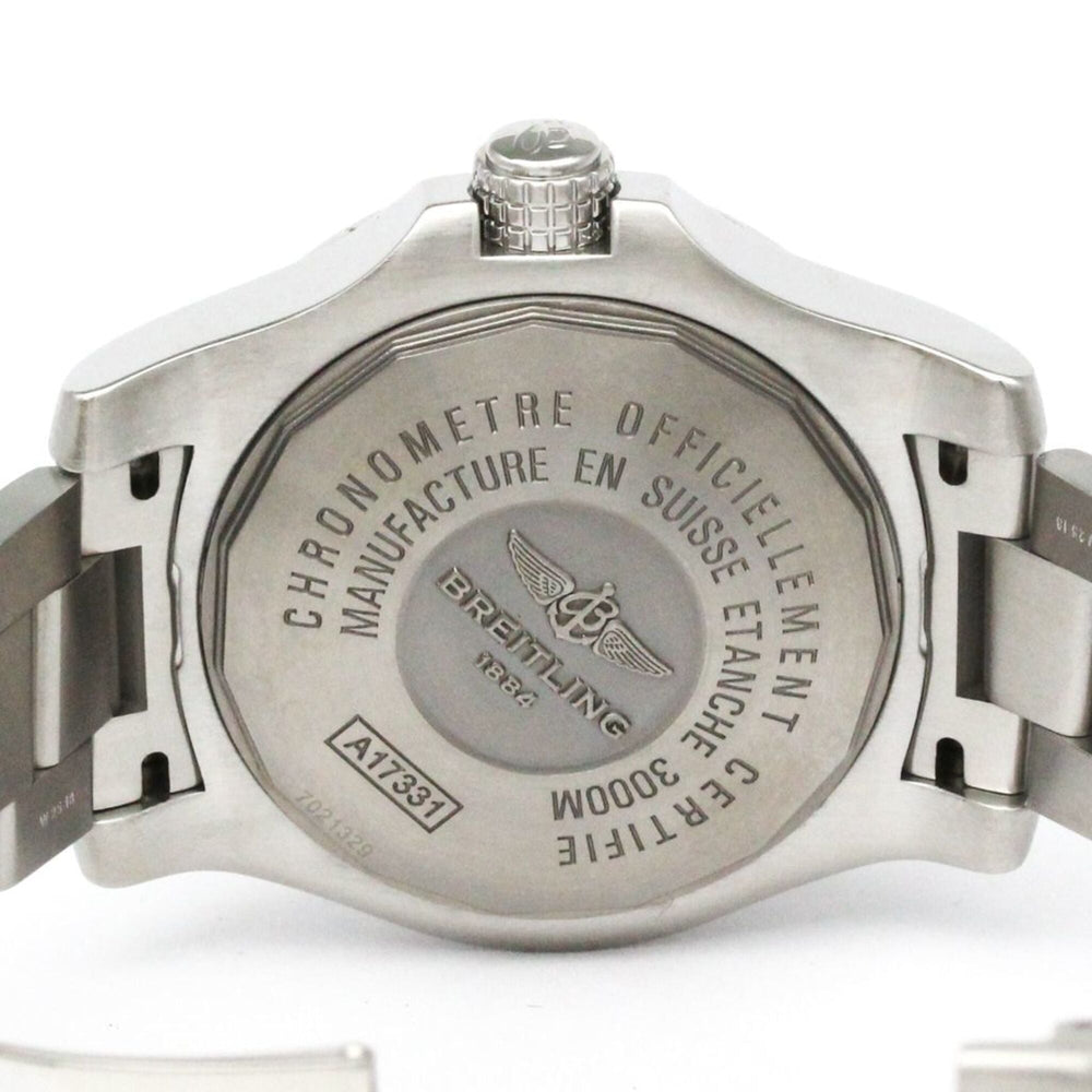 BREITLING Avenger ll SeaWolf Steel Automatic Mens Watch A17331 Polished — Very Good
