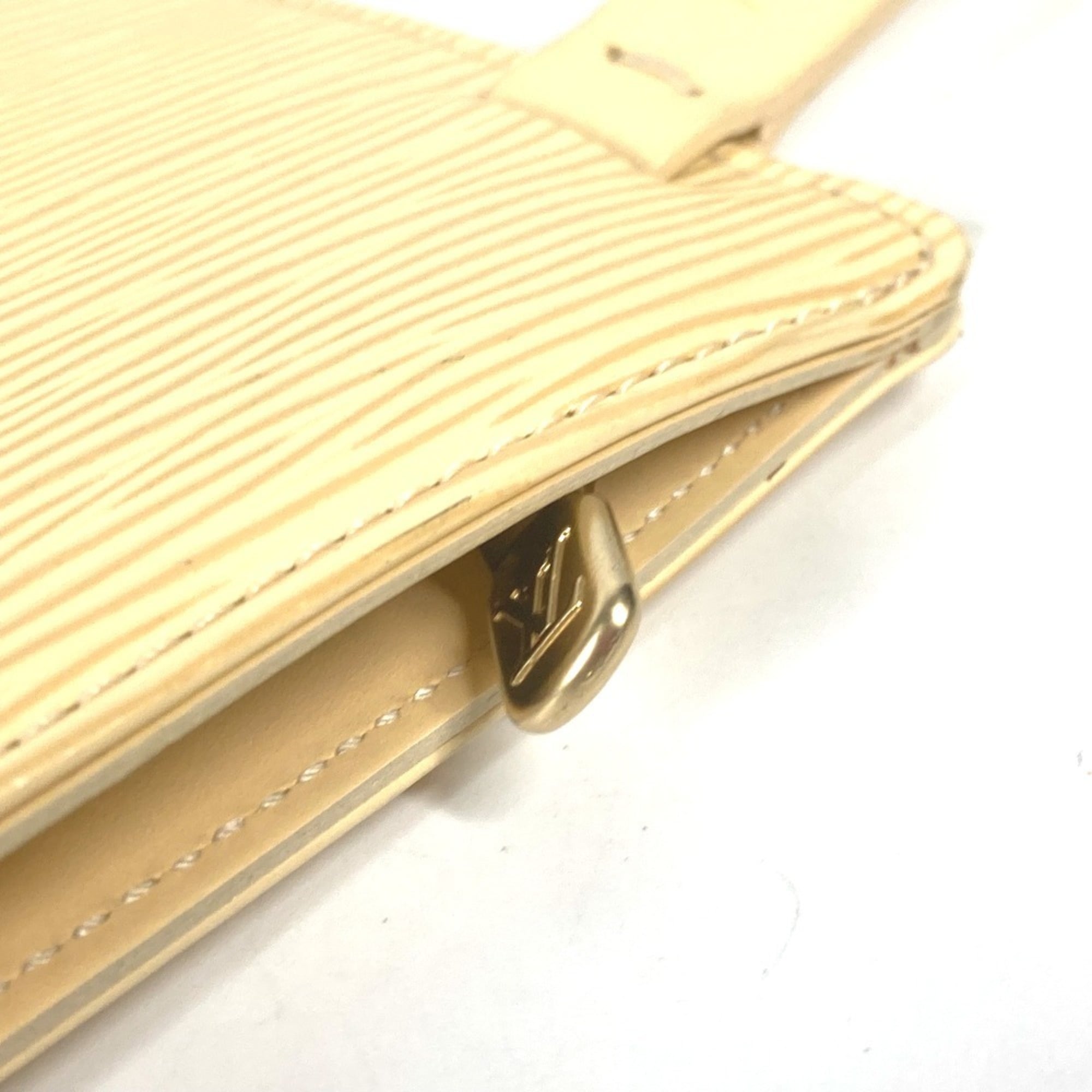 LOUIS VUITTON M5292A Epi Rochelle Belt Bag, Body Waist Pouch, Leather, Women's, Vanille, Yellow, G-240610-66 — Like New