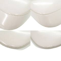 Unused Prada SPAZZOLATO 1BH188 Triangle Logo Leather White 2-Way Shoulder Bag 0372PRADA — New - Store Return