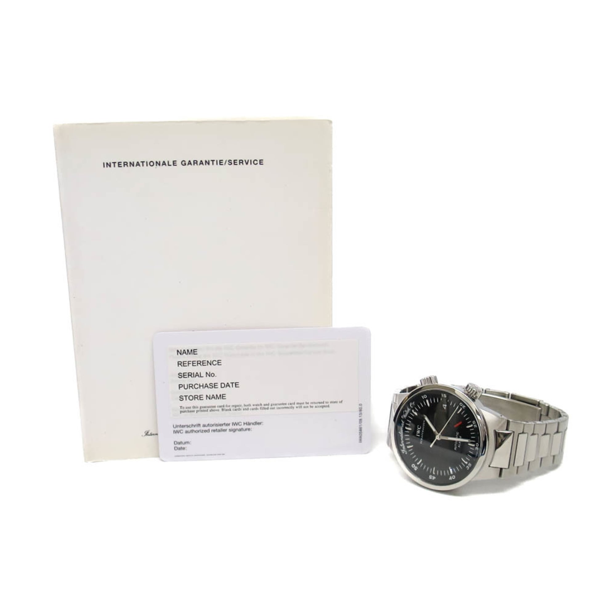 IWC GST Stainless Steel Automatic Mens Watch IW353702 Polished — Very Good