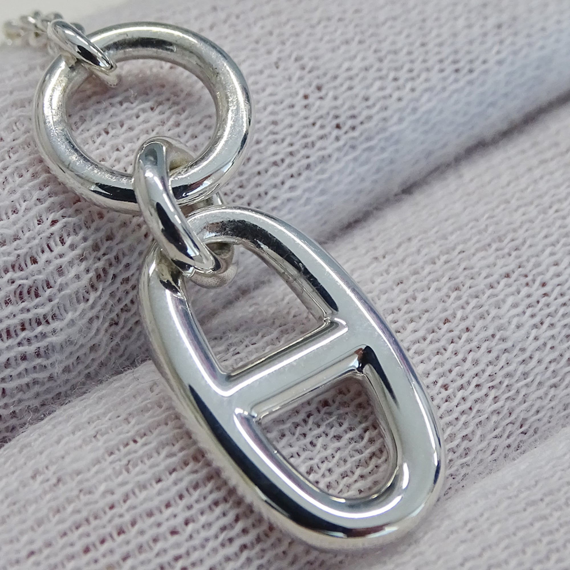 Hermes HERMES Chaine d'Ancre Amulet Necklace for Women, Brand Name, SV925 Silver Jewelry — Like New