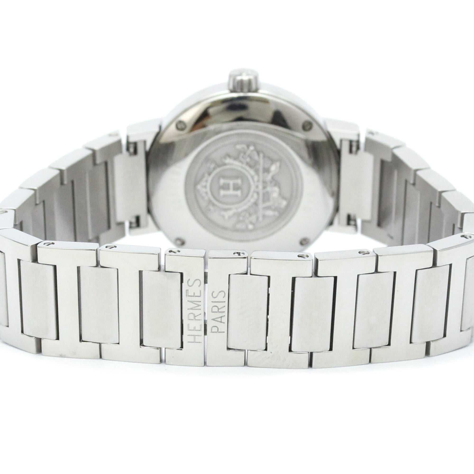 HERMES Nomade Steel Auto Quartz Ladies Watch NO1.210 Polished — Very Good