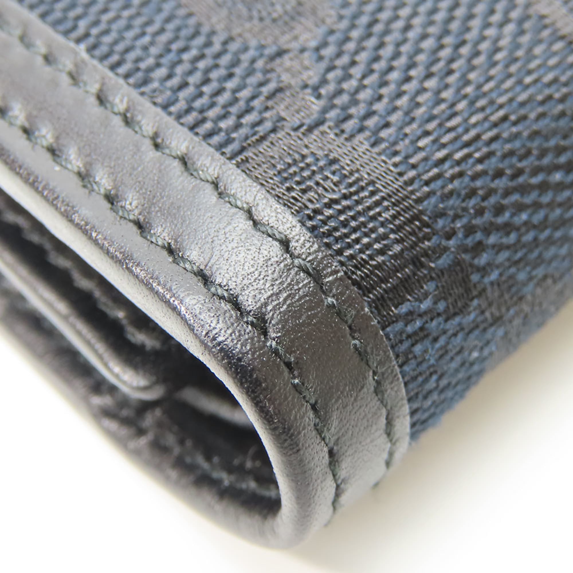 Gucci Long Wallet 035.0416.2180 Web Line GG Canvas Black Bifold Women's Men's GUCCI