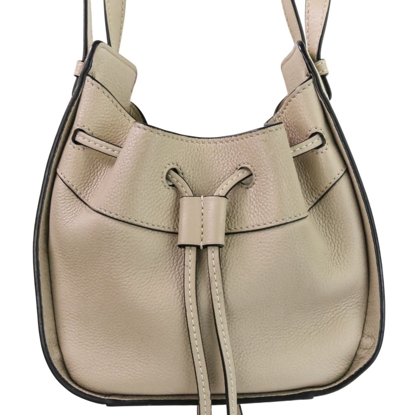 LOEWE HAMMOCK DRAWSTRING MINI 2-way handbag/shoulder bag in greige for women