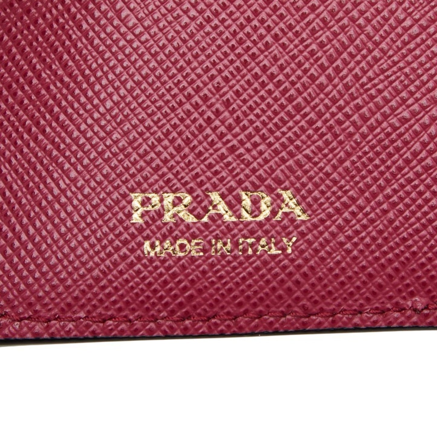 Prada Logo Tri-fold Wallet 1MH021 Black Sapphire Leather Women's PRADA