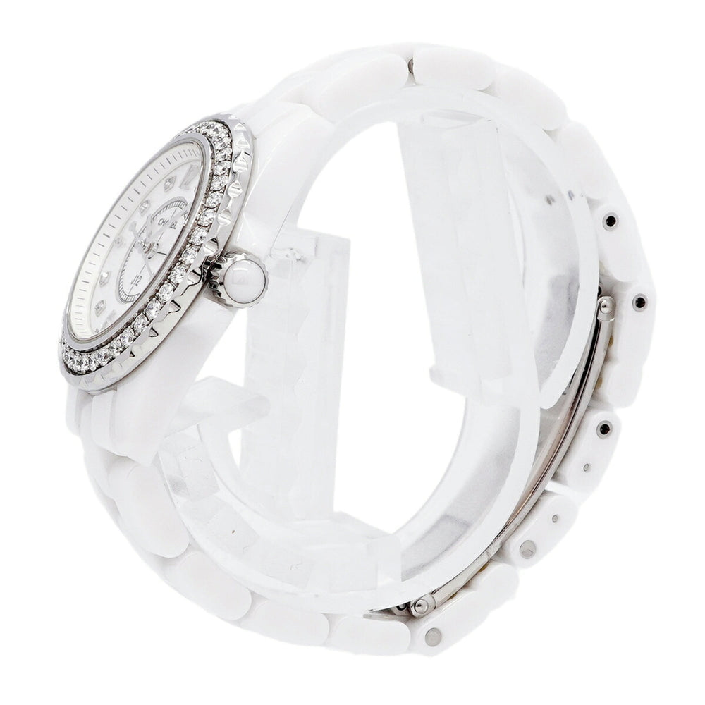 Chanel J12 Diamond H2572 White Dial Women's Watch — Good