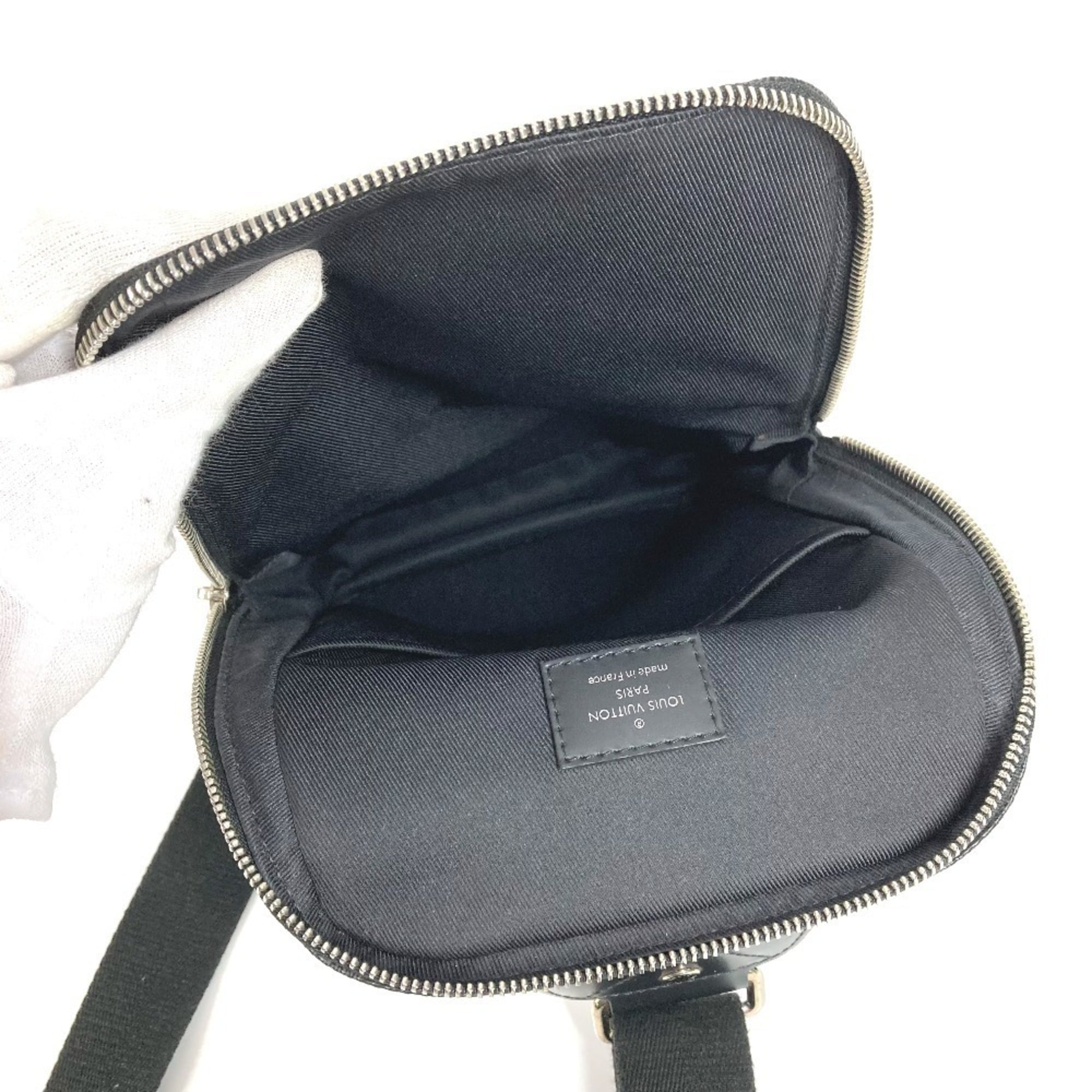 LOUIS VUITTON N41719 Damier Graphite Avenue Sling Bag, Shoulder Body Canvas, Men's, Black