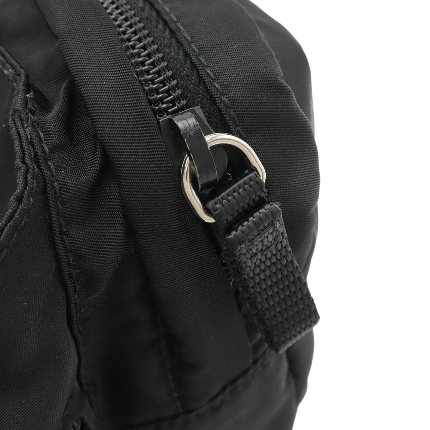 PRADA Triangle Waist Pouch Bag, Body Nylon, Black, 2VL001