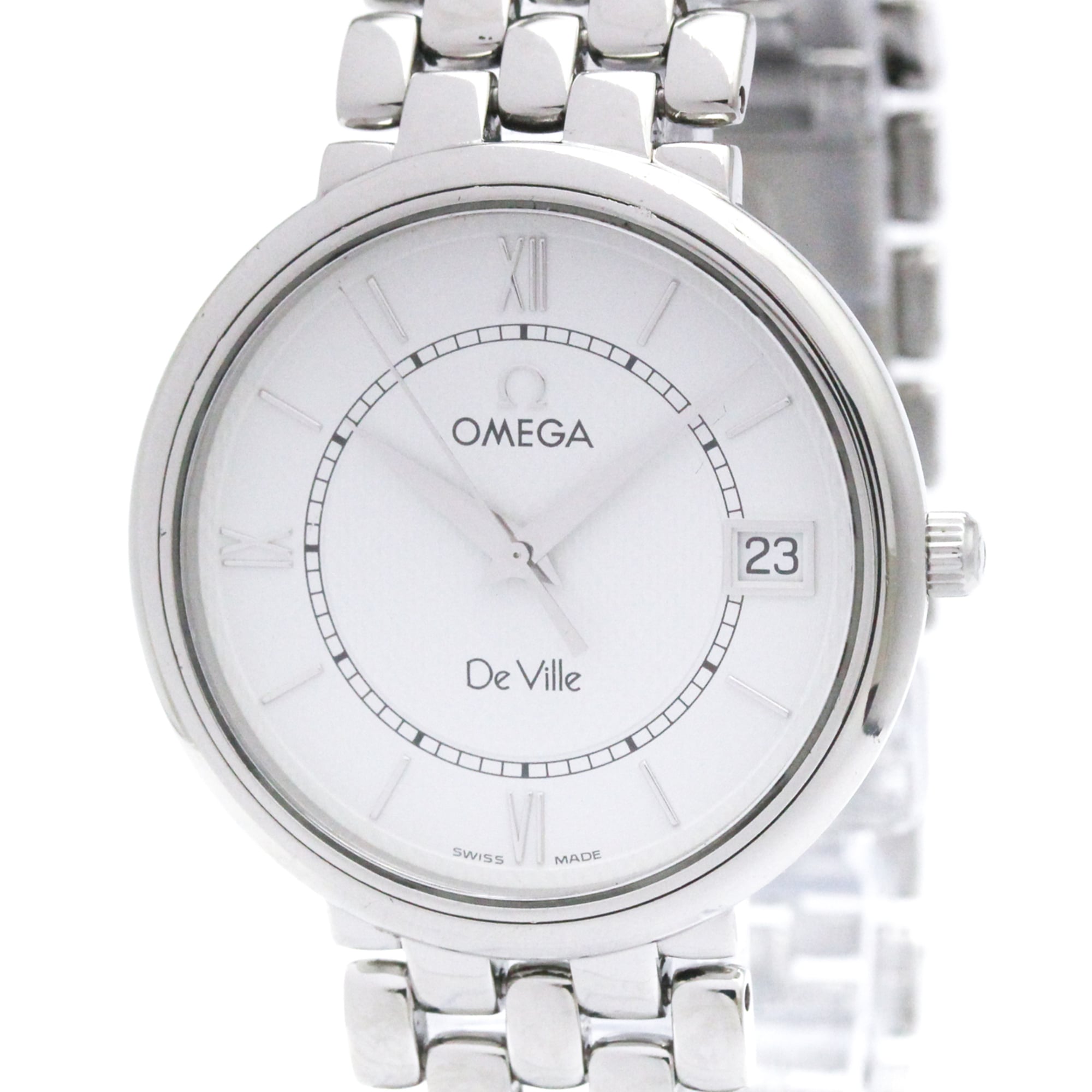 OMEGA De Ville Prestige Steel Quartz Mens Watch 7514.31 Poli2hed — Very Good