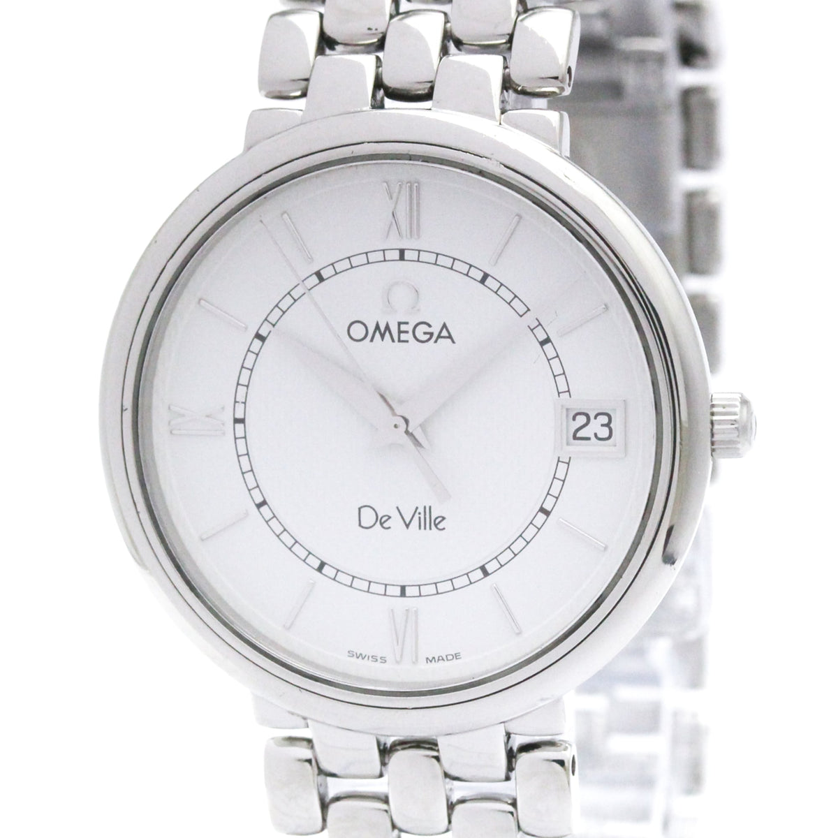 OMEGA De Ville Prestige Steel Quartz Mens Watch 7514.31 Poli2hed — Very Good