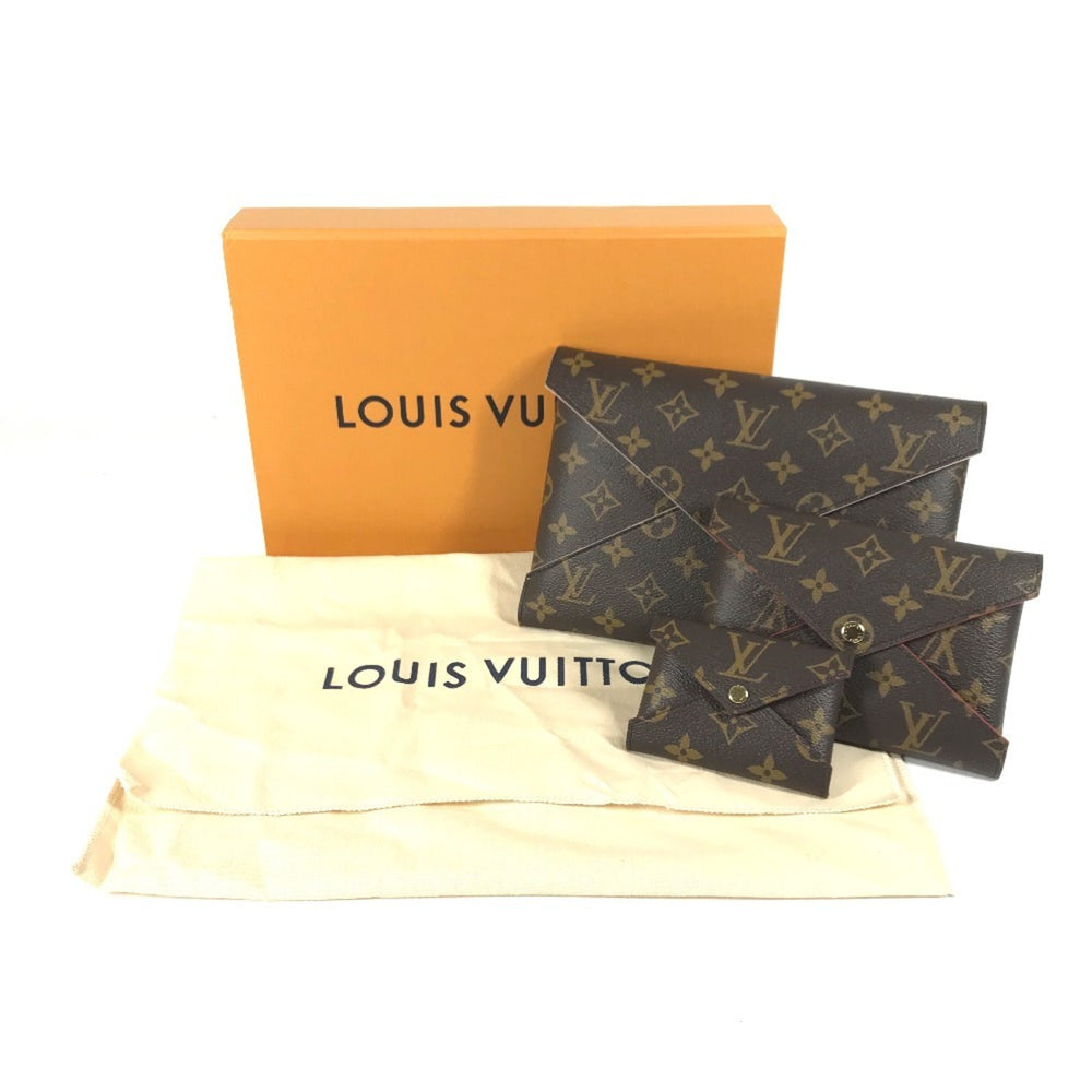 LOUIS VUITTON M62034 Monogram Pochette Kirigami Pouch Set of 3 Clutch Bag Canvas Women's Brown — New - Store Return