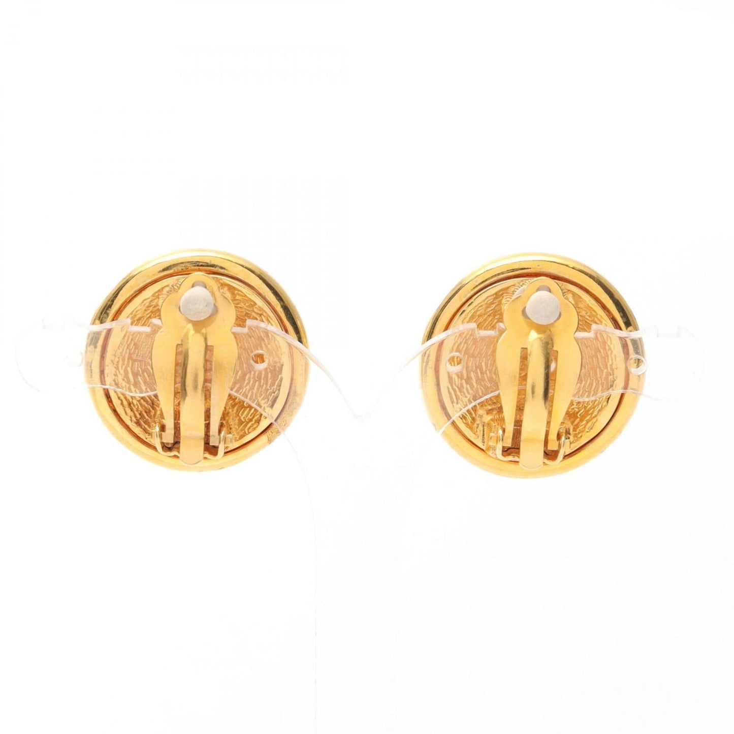CHANEL Coco Mark Earrings, Gold Plated, Women's