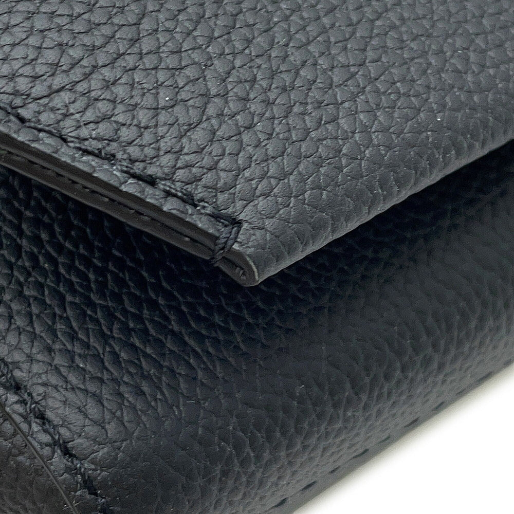 Louis Vuitton shoulder bag, grain leather, Takeoff, M57080, LOUIS VUITTON, black, handbag, men's, VUITTON — Like New