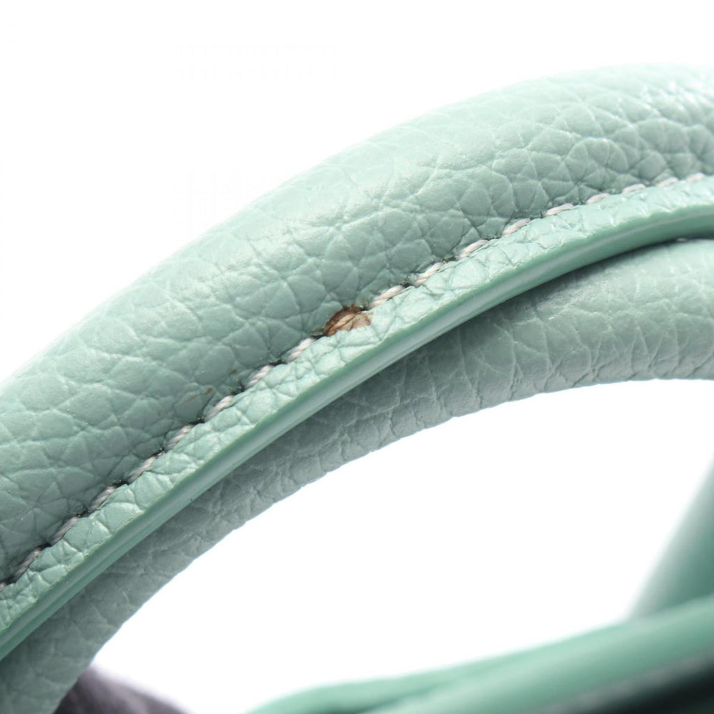 Celine Luggage Nano Shopper Handbag, Leather, Women's, Green