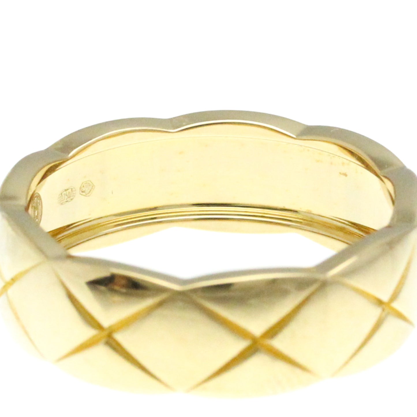 Chanel Coco Crush Medium Size Ring Yellow Gold (18K) Fashion No Stone Band Ring Gold