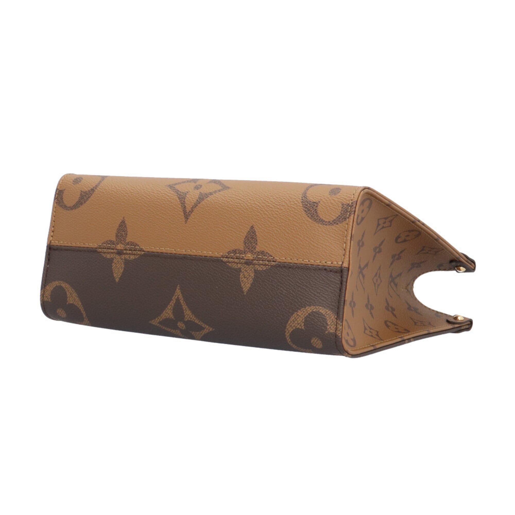 Louis Vuitton OnTheGo PM Monogram Giant Shoulder Bag, Canvas M46373 Brown, Women's, LOUIS VUITTON 2-way — Like New