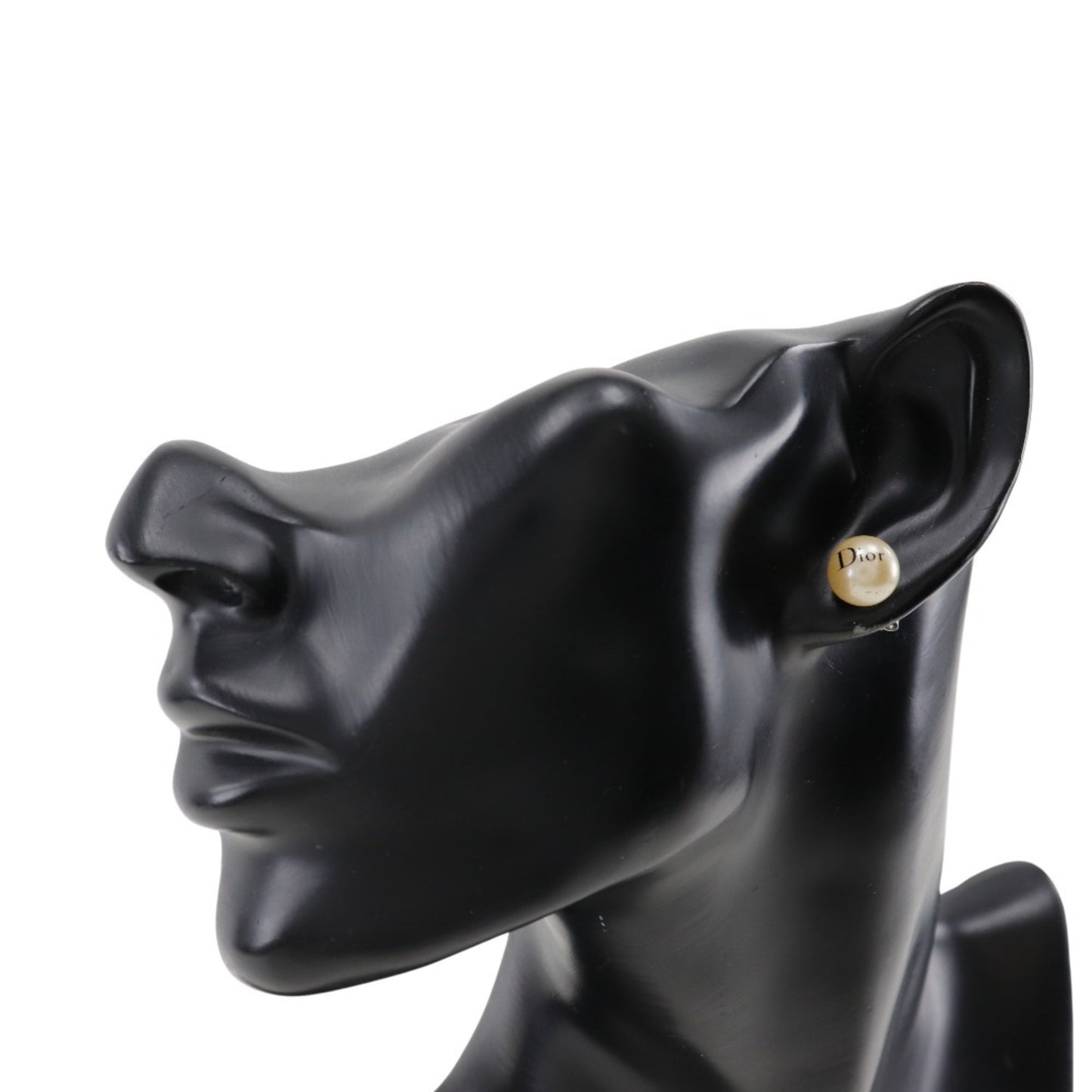 Christian Dior Earrings, Pearl and Metal, Women's, Approx. 3g