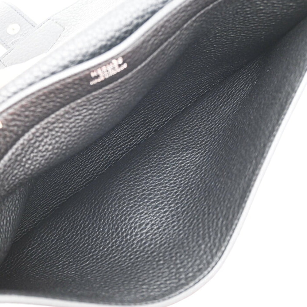 HERMES Sac à Dépêches 27 Handbag Business Bag Taurillon Clemence Leather Black — Like New