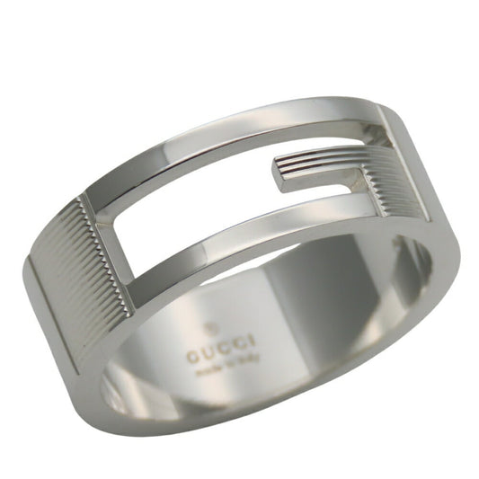 Gucci Brandette Ring, 23, 925 Sterling Silver, Approx. 8.9g, Men's