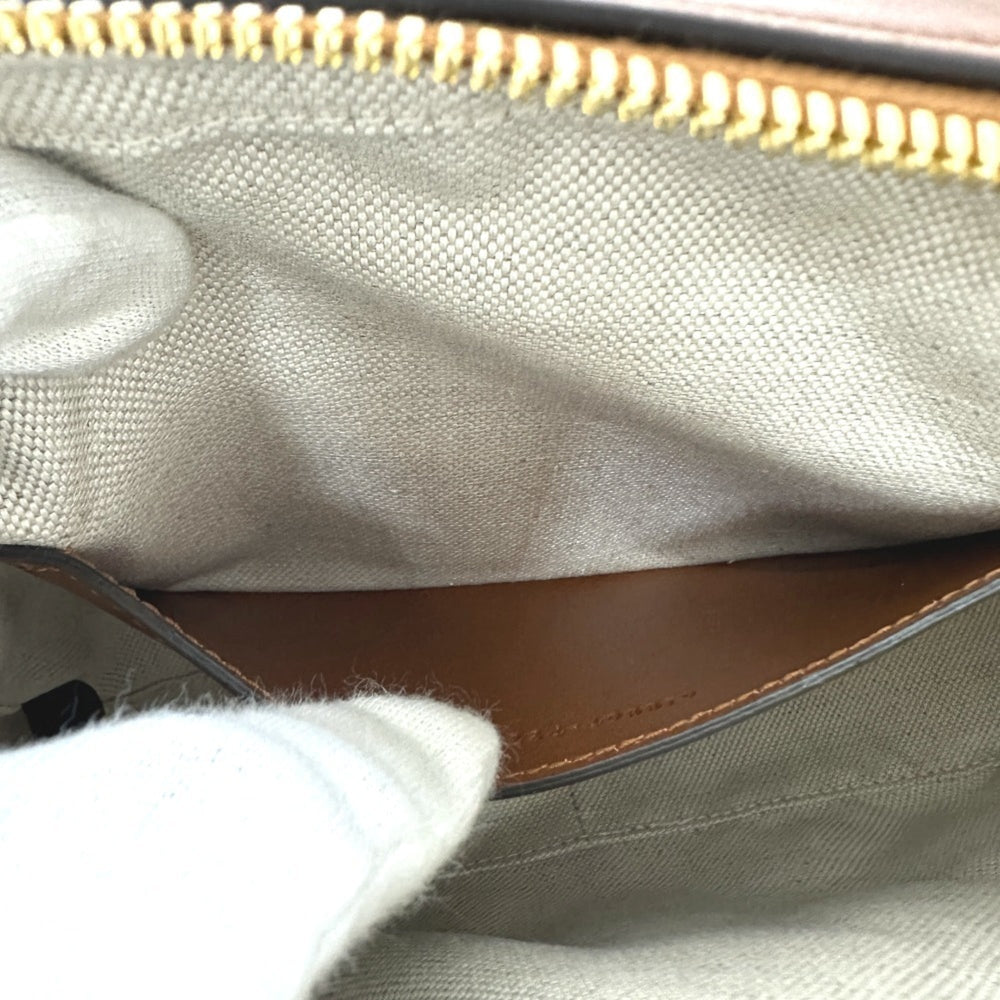 GUCCI 702234 GG Matelasse Double G Small Crossbody Shoulder Bag Leather Women's Brown E-240918-4 — New - Store Return