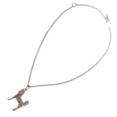 Hermes Panache Necklace, Metal, Silver, 0304, HERMES, Men's — New - Store Return