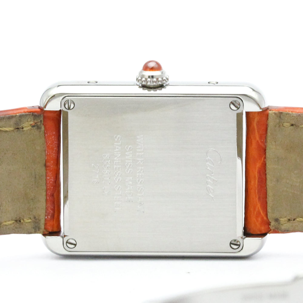 CARTIER Tank Solo 2000 LTD Edition Steel Quartz Watch W1019455 Polished — Very Good