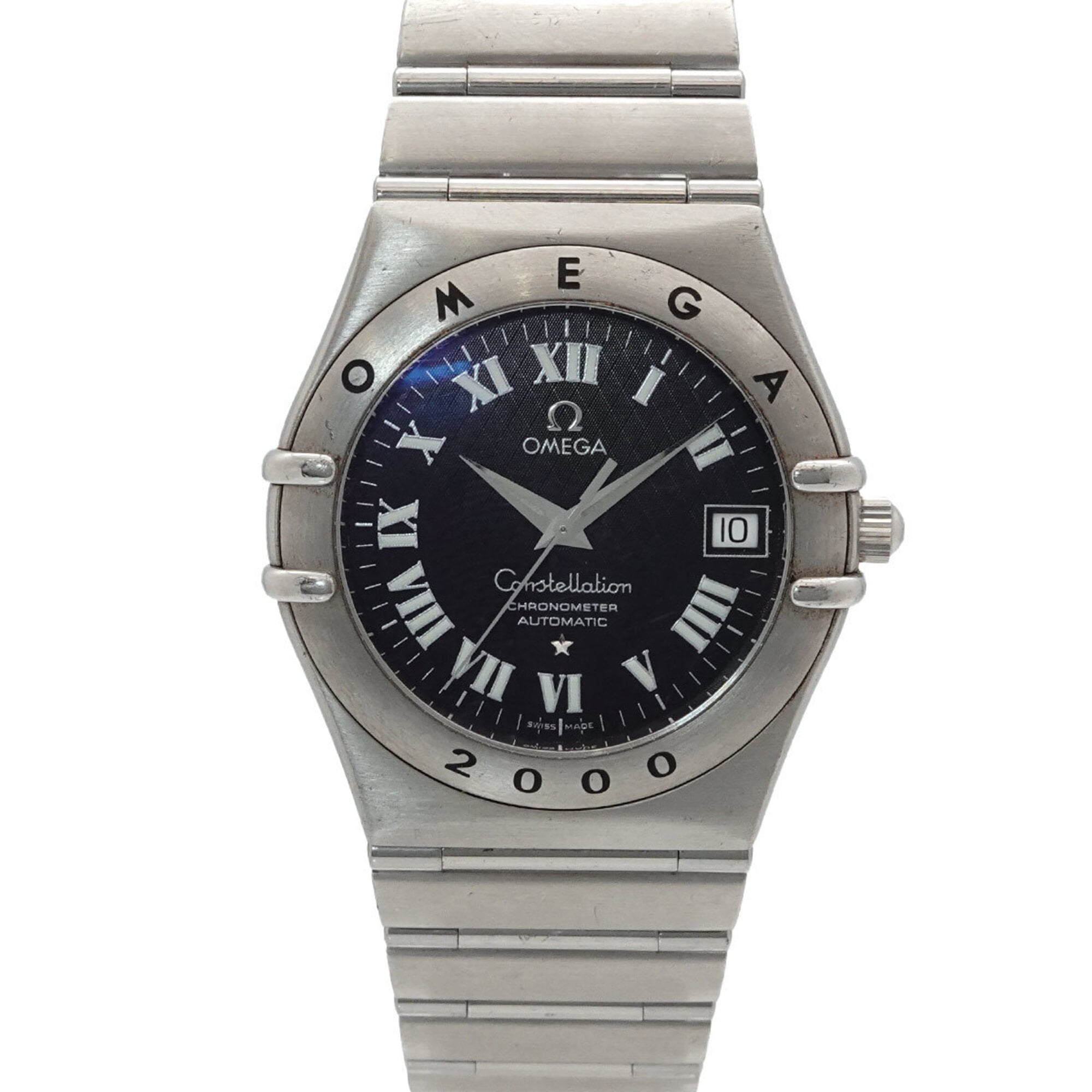 Omega Constellation Millennium 1504 50 2000 Limited Edition Men's Watch, Date, Black, Automatic Movement — Very Good