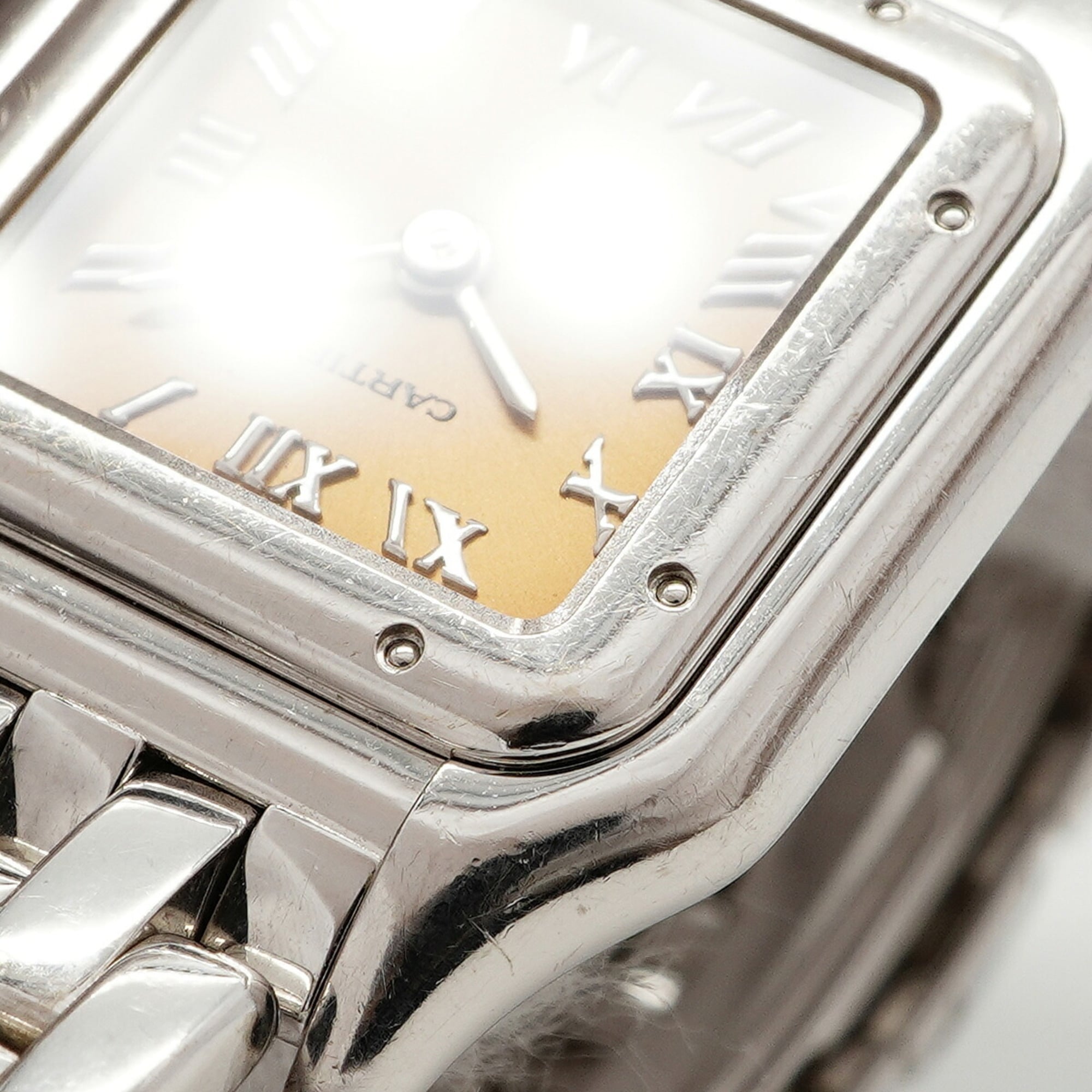 Cartier Panthère SM 750 WG 1660 W25052F3 Orange Dial Women's Watch — Good
