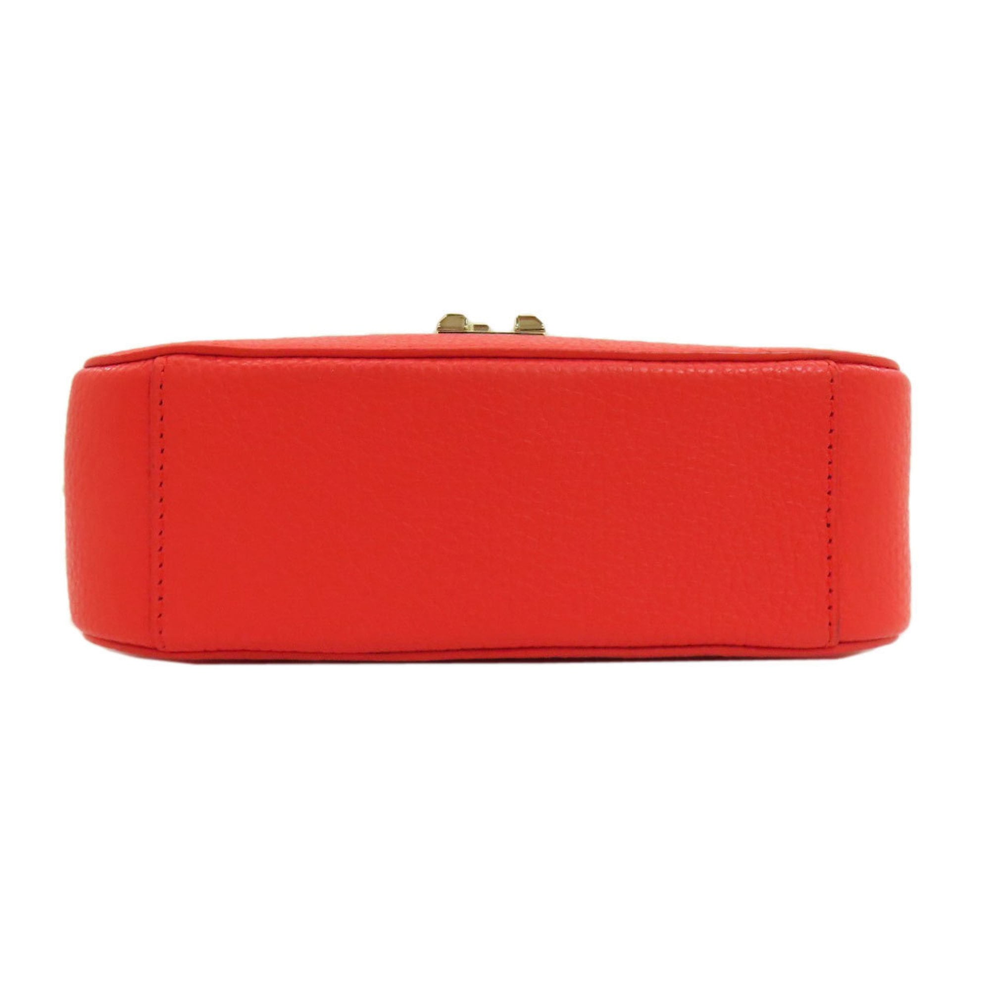 Furla Arch Logo Shoulder Bag Leather Women's