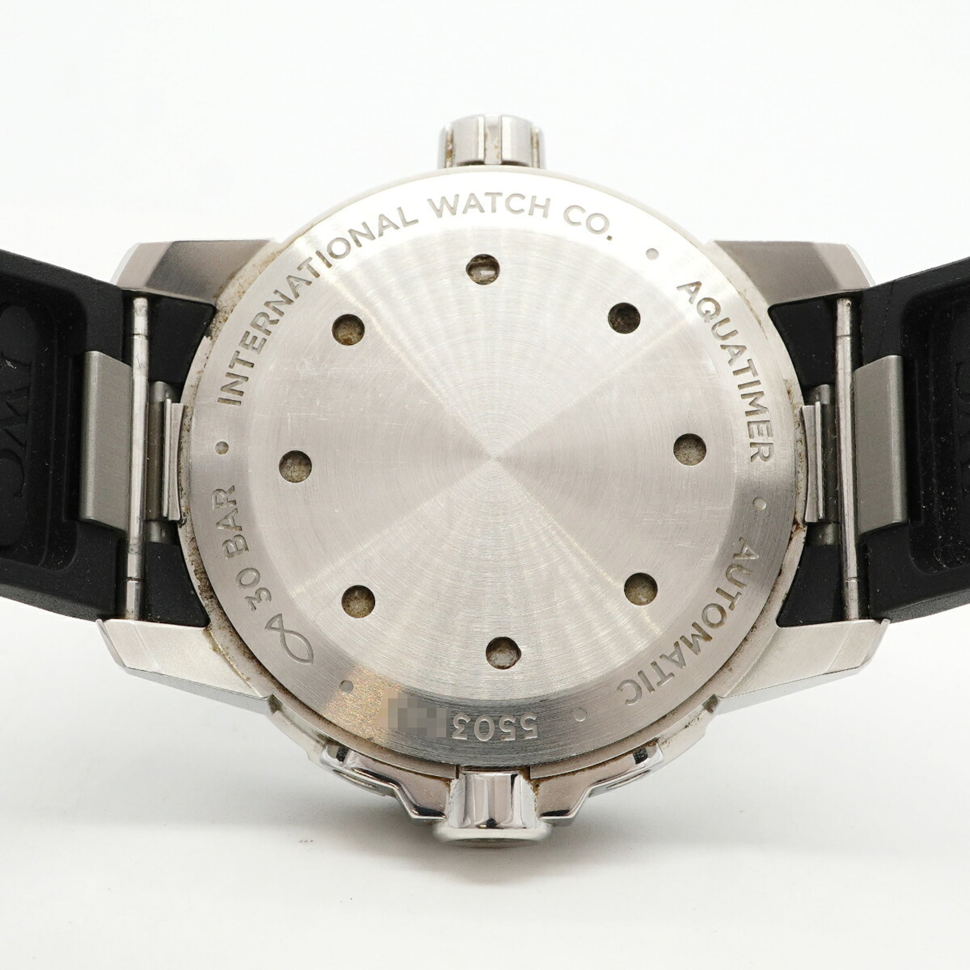 IWC Schaffhausen Aquatimer IW329002 Black Dial Men's Watch — Good