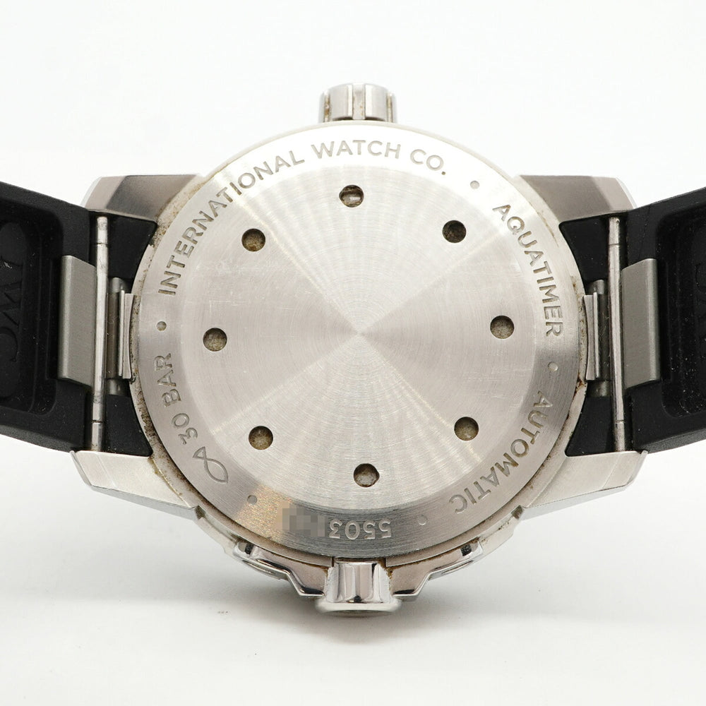 IWC Schaffhausen Aquatimer IW329002 Black Dial Men's Watch — Good