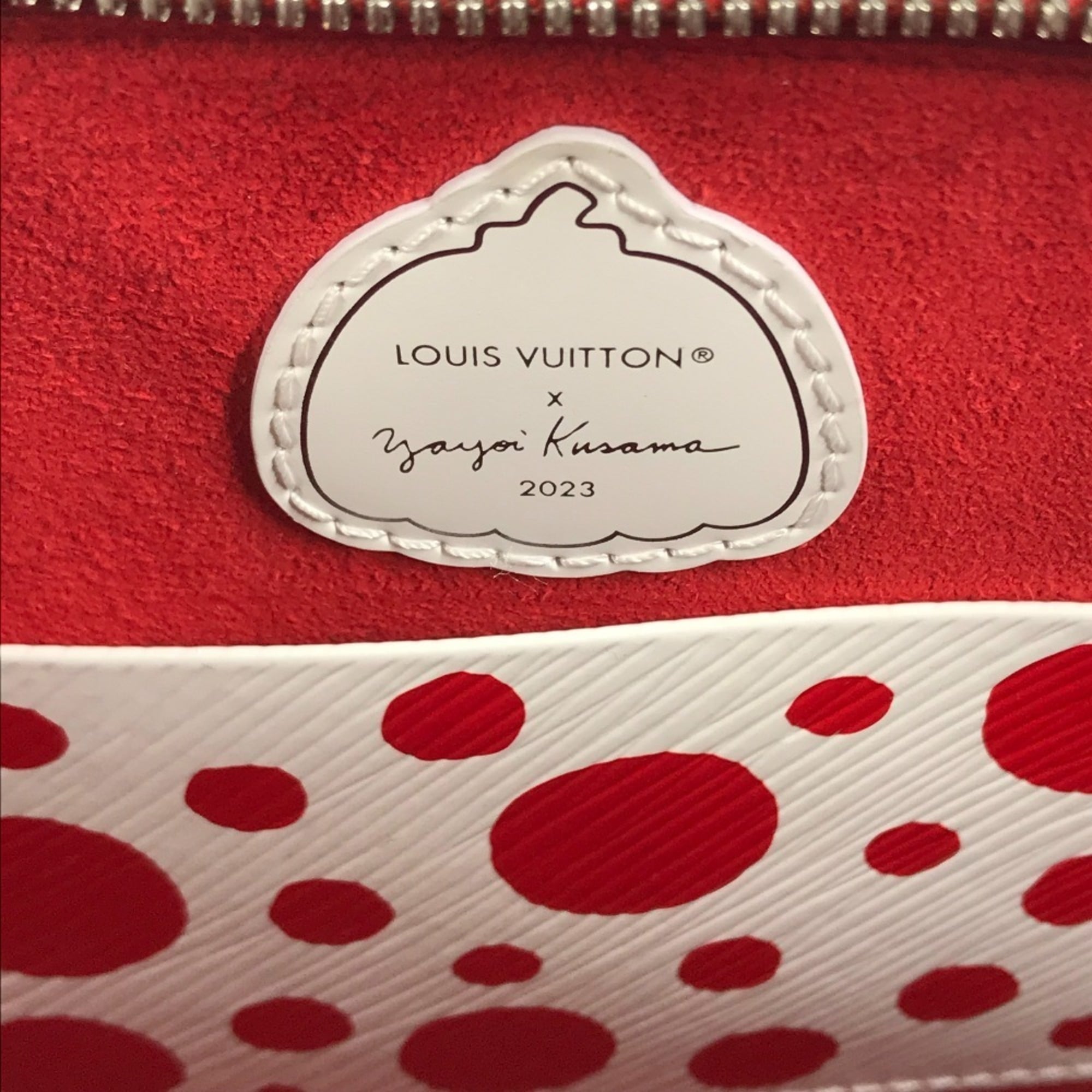 LOUIS VUITTON M21698 LV x YK Yayoi Kusama Epi Infinity Dot Polka Alma BB Shoulder Bag 2-Way Crossbody Handbag Leather Women's Red — Like New