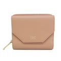 Balenciaga Envelope Compact Wallet 753762 Men,Women Leather Wallet (tri-fold) Pink Beige