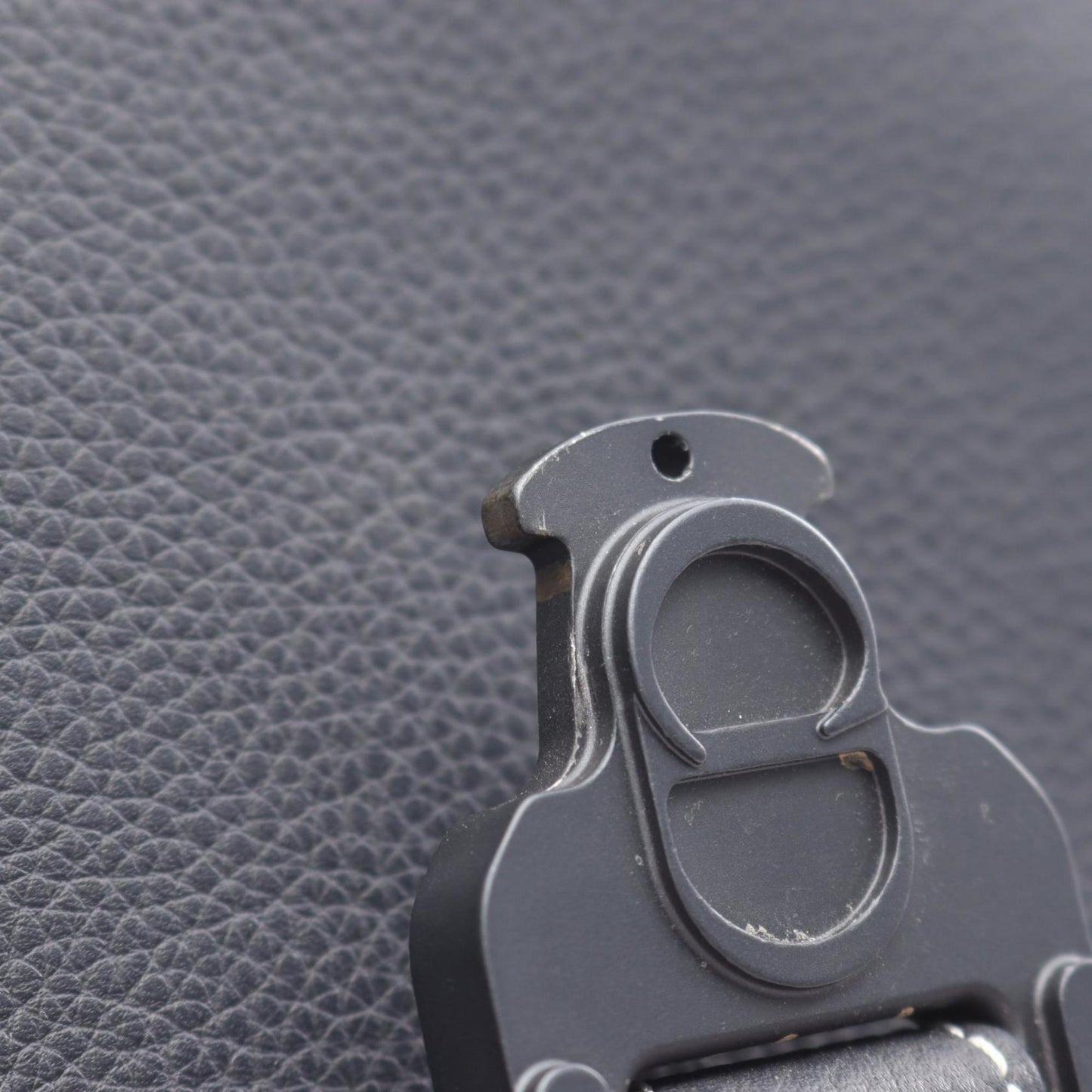 Christian Dior Dior Gallop Rucksack, Leather, Men's, Navy, 23-BO-1128