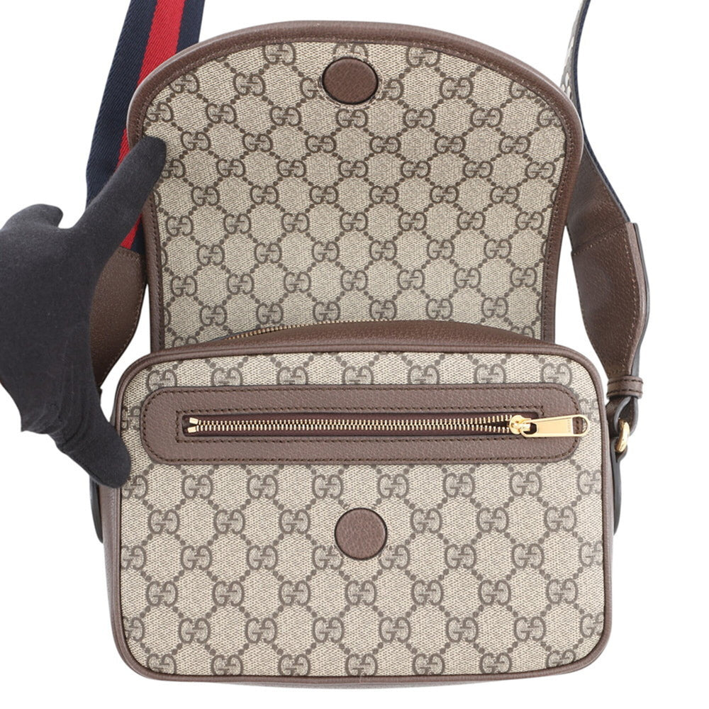 Gucci Ophidia GG Supreme Small Shoulder Bag 722117 GUCCI Handbag — Like New