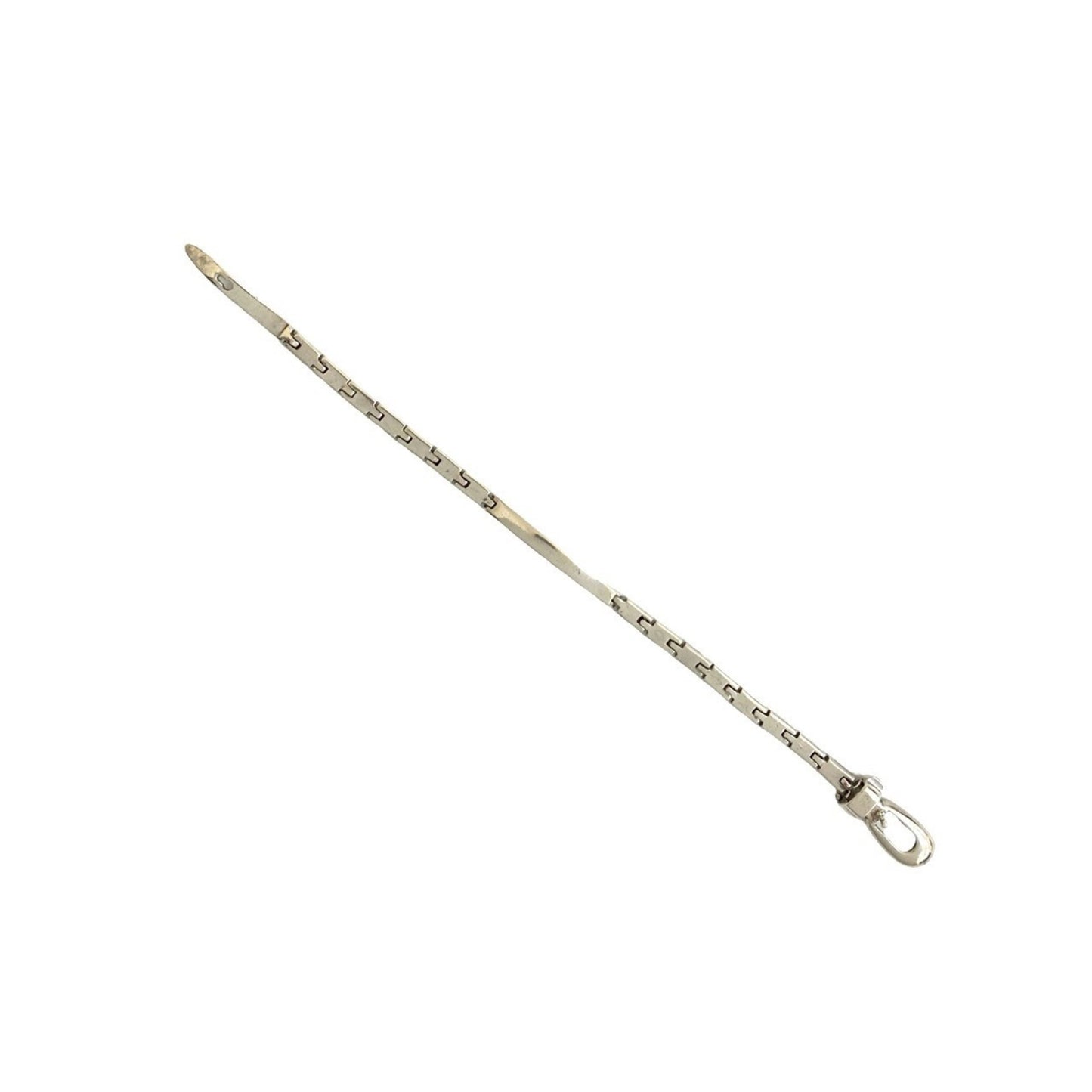 GUCCI ID Bracelet, 925 Sterling Silver, Bangle, Women's, 474-4