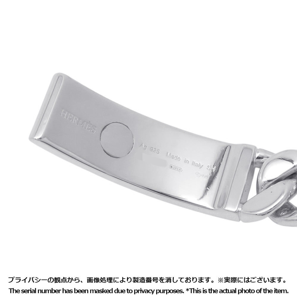 Hermes Kelly Gourmet GM Bracelet, Size SH, SV925 Silver, HERMES Chaine d'Ancre — Like New