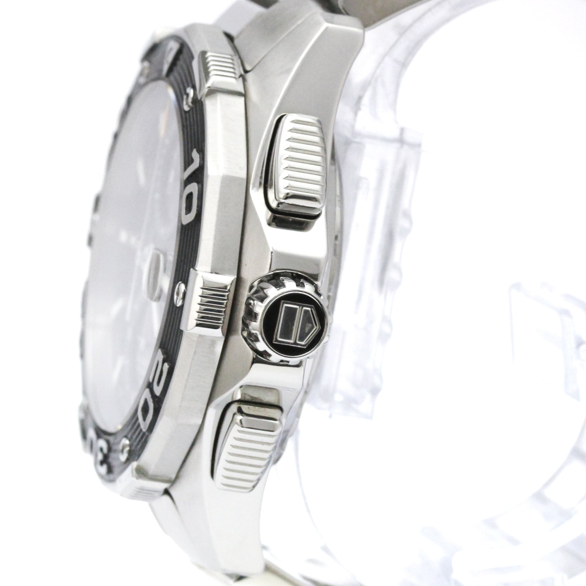 TAG HEUER Aqua Racer Chronograph Automatic Mens Watch CAJ2110 Polished — Very Good