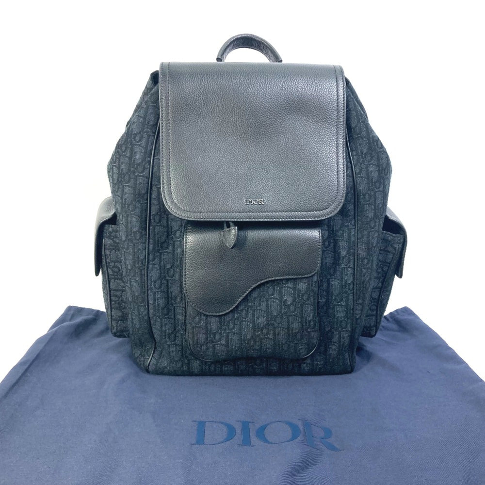 CHRISTIAN DIOR 1ADBA161YKS 23SS backpack bag Backpack Navy Black — Like New