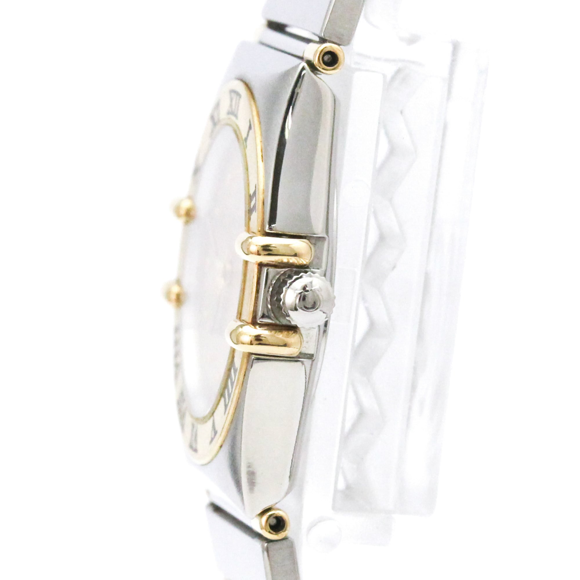 OMEGA Constellation 18K Gold Steel Ladies Watch 795.1080 Polished — Very Good