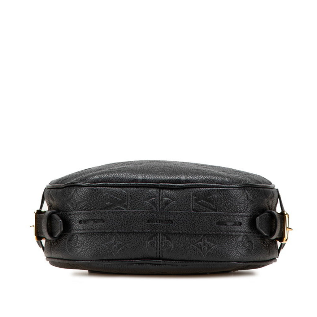 Louis Vuitton Monogram Empreinte Boite Chapeau Souple MM Crossbody Shoulder Bag M45649 Noir Black Leather Women's LOUIS VUITTON