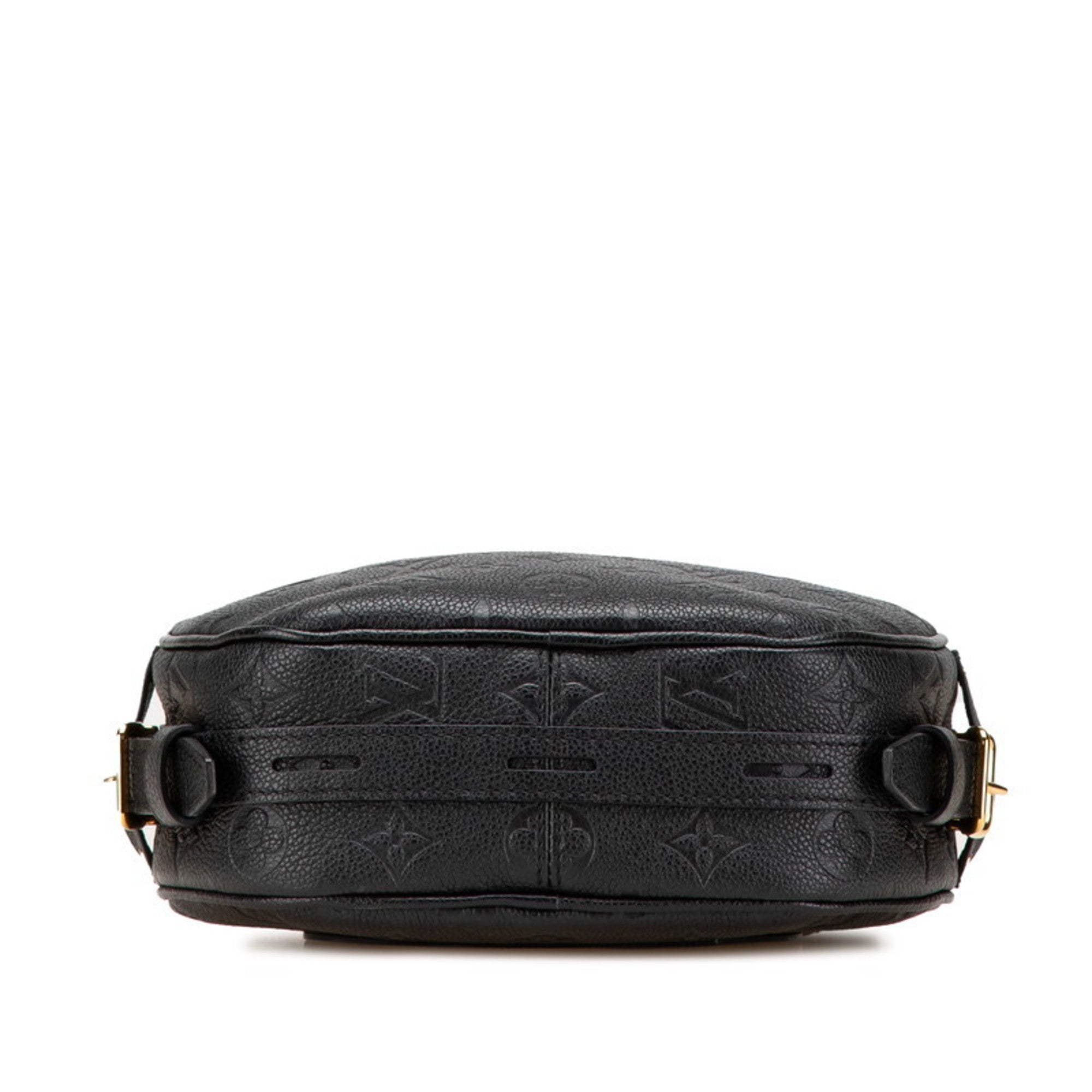 Louis Vuitton Monogram Empreinte Boite Chapeau Souple MM Crossbody Shoulder Bag M45649 Noir Black Leather Women's LOUIS VUITTON