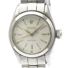 ROLEX Oyster Precision 6410 Steel Hand-Winding Ladies Watch Vintage — Good